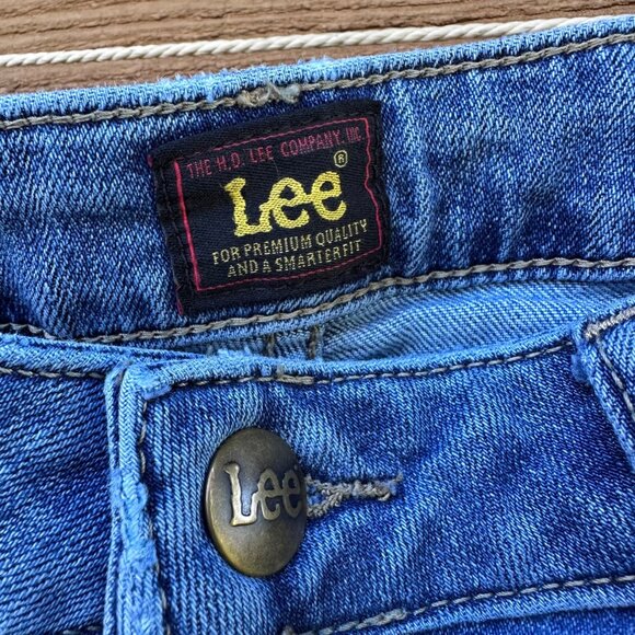 Lee Mens Regular Fit Straight Leg Blue Denim Jeans - Picture 2 of 12